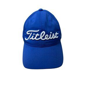 Titleist Golf Lightweight Adjustable Hat Cap Men's Blue ProV1 FJ Embroidered